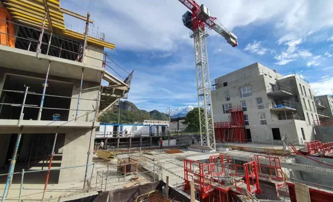 Pilotage chantier 55 logements sociaux sur Sallanches (74), Annecy, Avenir Solutions BTP