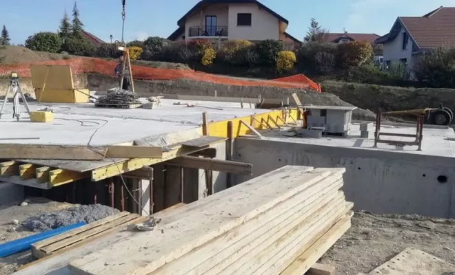 Soubassement villa ossature bois à Seynod (74), Annecy, Avenir Solutions BTP