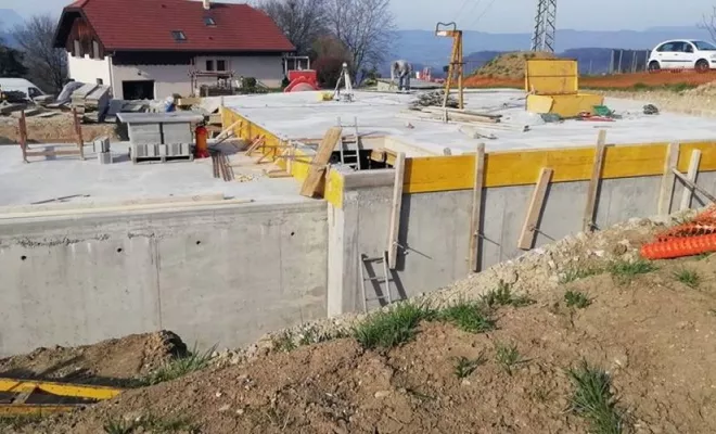 Soubassement villa ossature bois à Seynod (74), Annecy, Avenir Solutions BTP