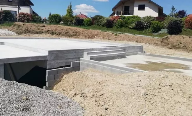 Soubassement villa ossature bois à Seynod (74), Annecy, Avenir Solutions BTP