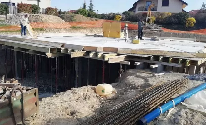 Soubassement villa ossature bois à Seynod (74), Annecy, Avenir Solutions BTP