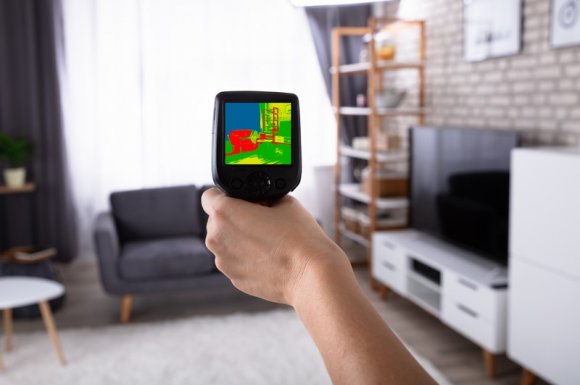 Thermographie immobilière réalisée avec du matériel professionnel Annecy